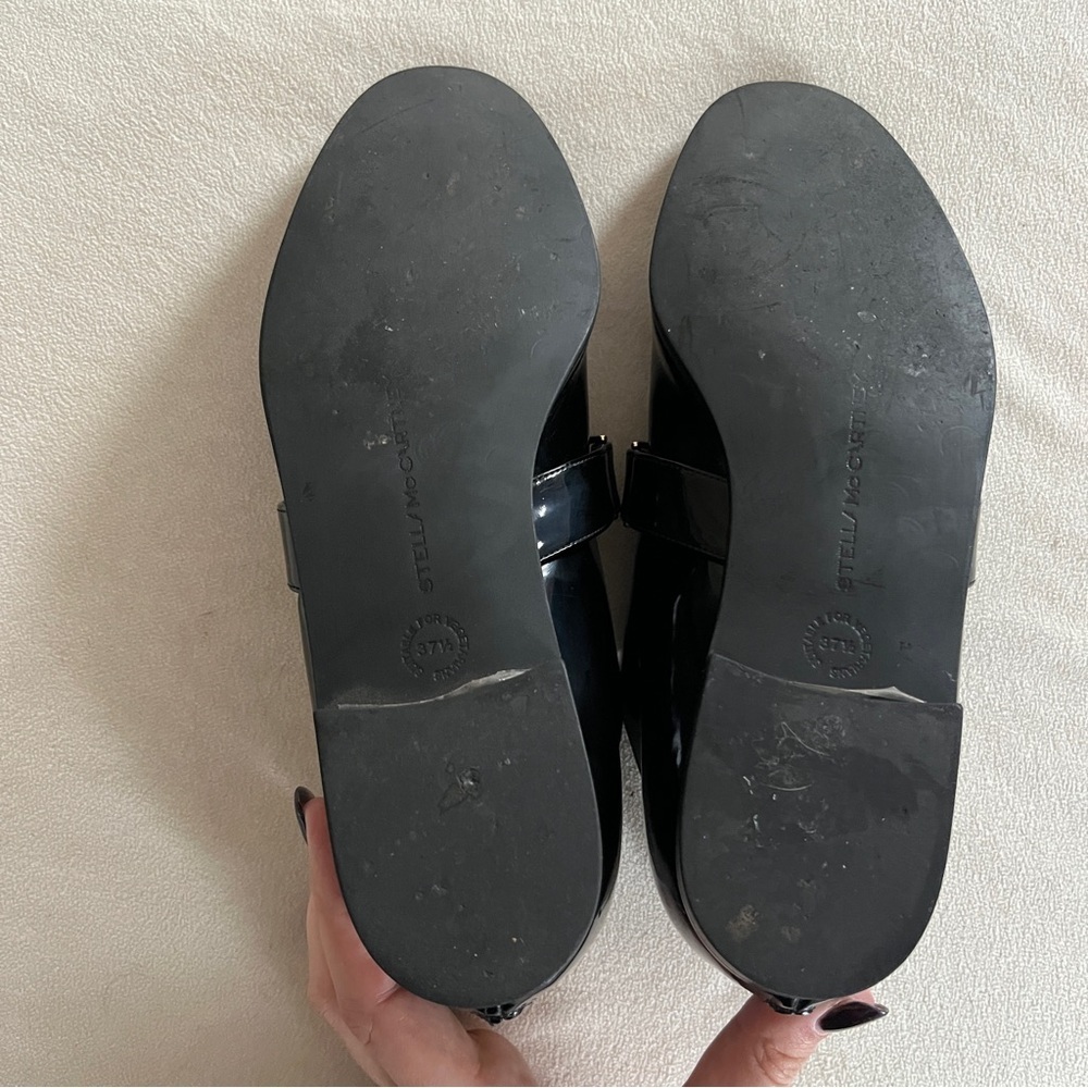 Stella McCartney Morgana Loafers in Black Patent Leather Size 37 US 7 - Picture 9 of 12